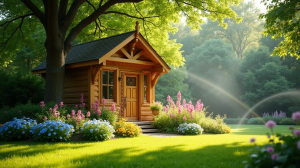 Waarom een composiet tuinhuis de juiste keuze is voor uw tuin
